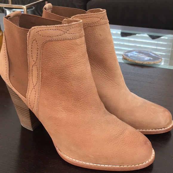 Joie Shoes - Joie Nubuck Ankle Boots 40